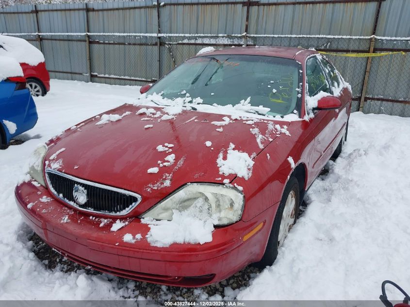 2001 Mercury Sable Ls VIN: 1MEFM53U41A629748 Lot: 43827444