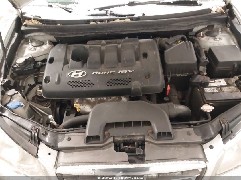 2007 Hyundai Elantra Gls/Limited/Se VIN: KMHDU46D37U133339 Lot: 43827483