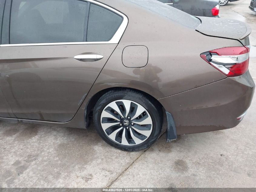 2017 Honda Accord Hybrid Ex-L VIN: JHMCR6F52HC017593 Lot: 43827528