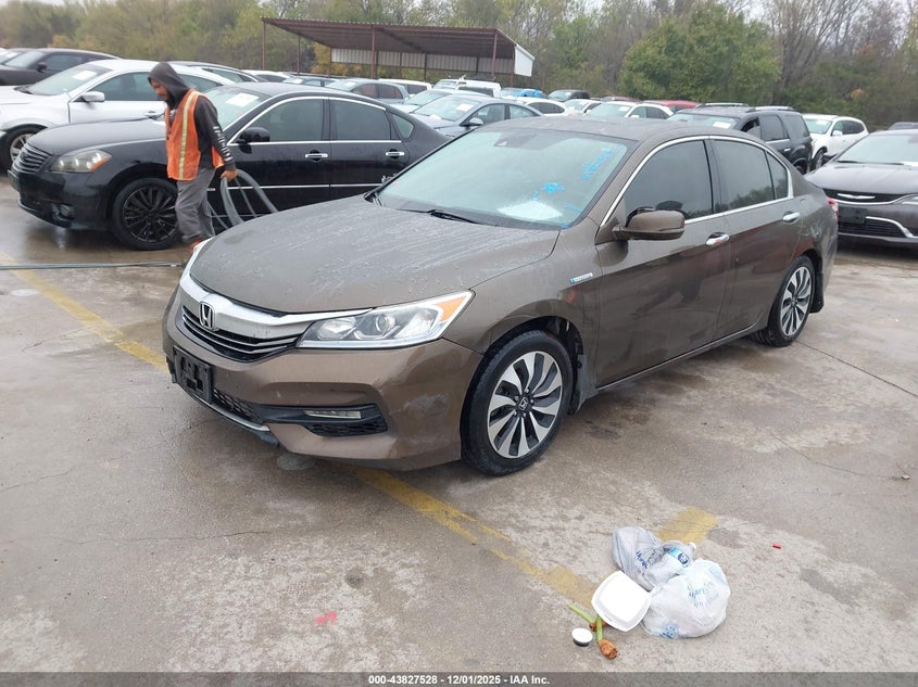 VIN JHMCR6F52HC017593 2017 HONDA ACCORD HYBRID EX-L