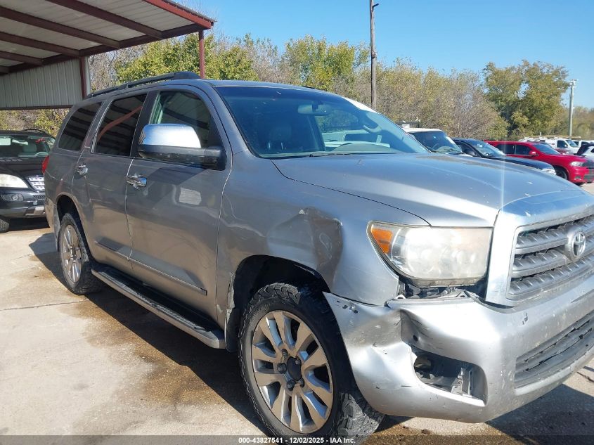 2008 Toyota Sequoia Platinum 5.7L V8 VIN: 5TDBY67A58S014293 Lot: 43827541