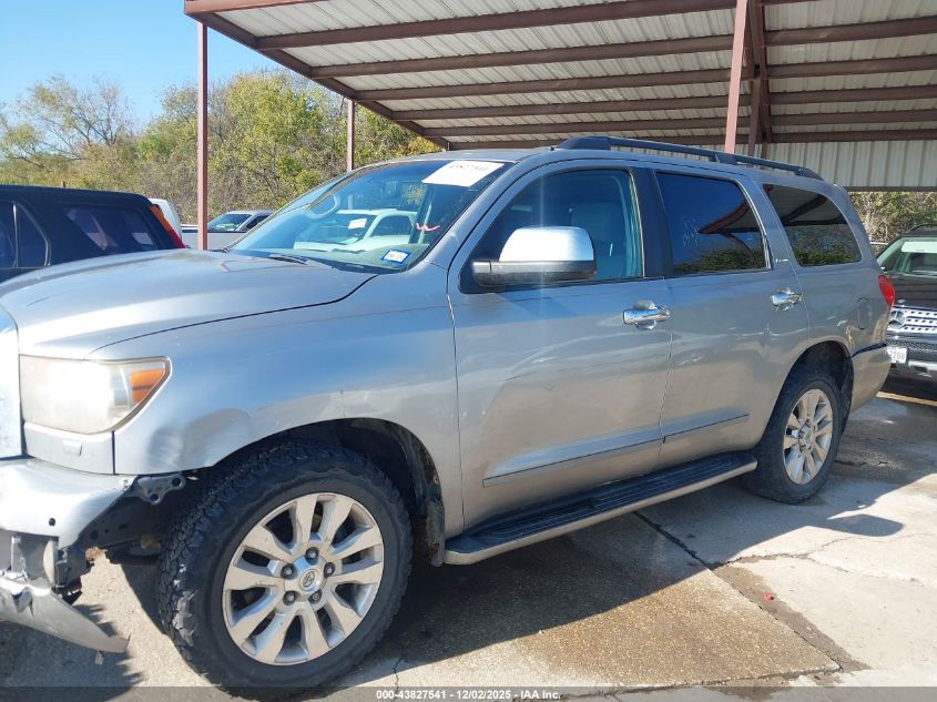 2008 Toyota Sequoia Platinum 5.7L V8 VIN: 5TDBY67A58S014293 Lot: 43827541