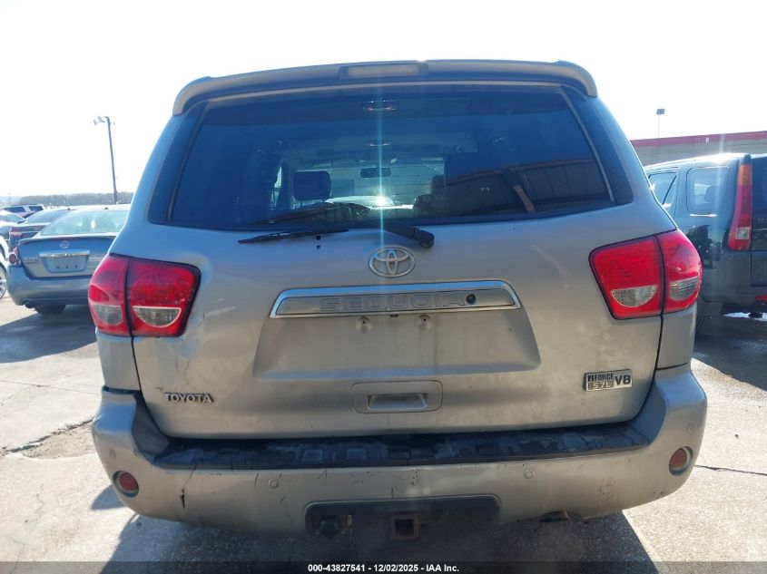 2008 Toyota Sequoia Platinum 5.7L V8 VIN: 5TDBY67A58S014293 Lot: 43827541