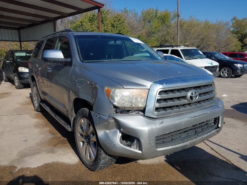 2008 Toyota Sequoia Platinum 5.7L V8 VIN: 5TDBY67A58S014293 Lot: 43827541