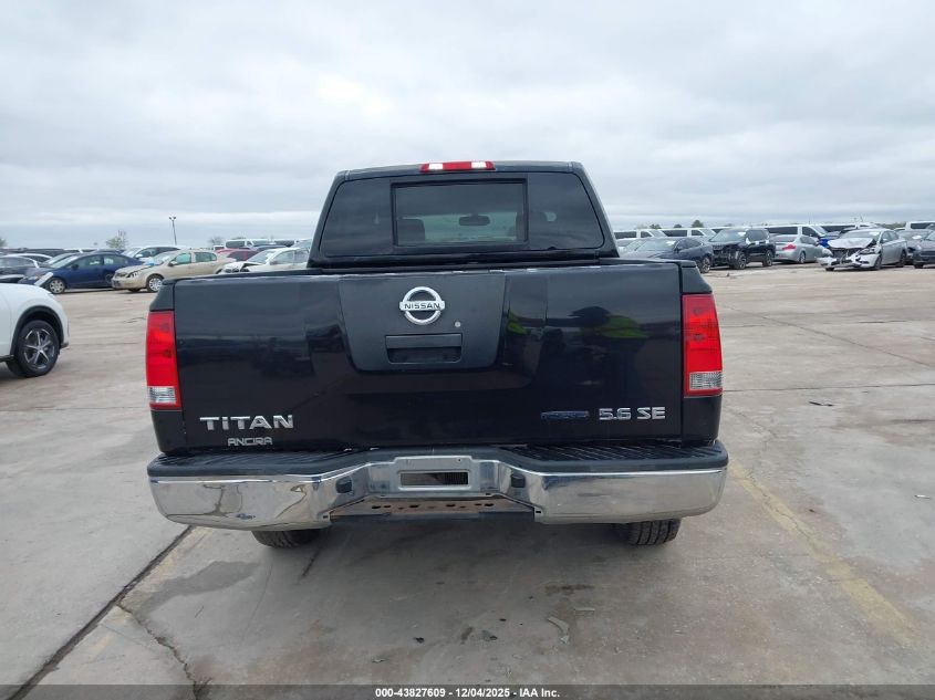 2008 Nissan Titan Se VIN: 1N6BA07D48N330041 Lot: 43827609