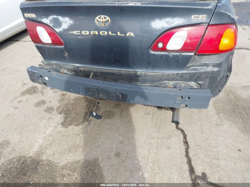 1999 Toyota Corolla Ce VIN: 2T1BR12E8XC103647 Lot: 43827632