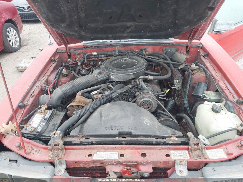 1986 Ford Mustang Lx/Gt VIN: 1FABP28M0GF322884 Lot: 43827648