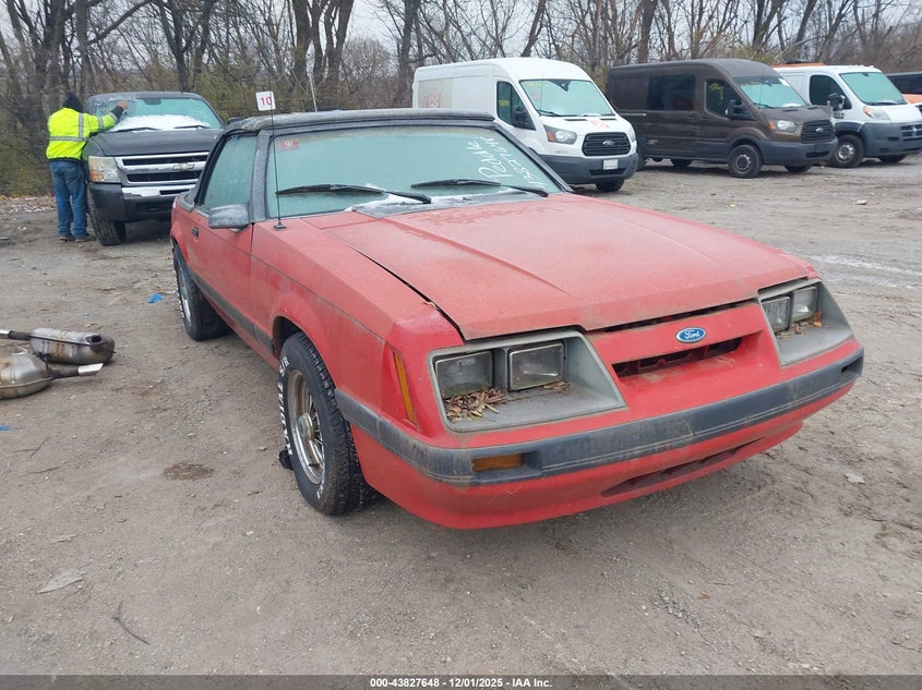 1986 Ford Mustang Lx/Gt