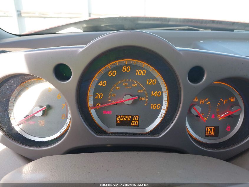 2006 Nissan Murano Sl VIN: JN8AZ08T46W403725 Lot: 43827751