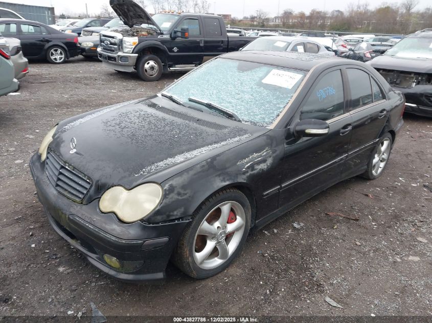 2005 Mercedes-Benz C 230 Kompressor Sport VIN: WDBRF40J45F575436 Lot: 43827786