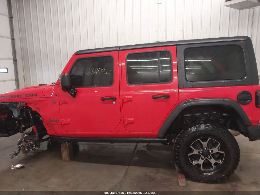 2018 Jeep Wrangler Unlimited Rubicon 4X4 VIN: 1C4HJXFG8JW203214 Lot: 43827866