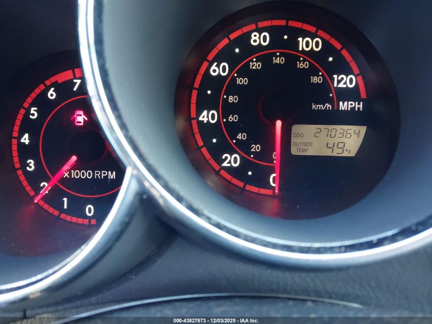 2006 Toyota Matrix VIN: 2T1KR32E86C557844 Lot: 43827873