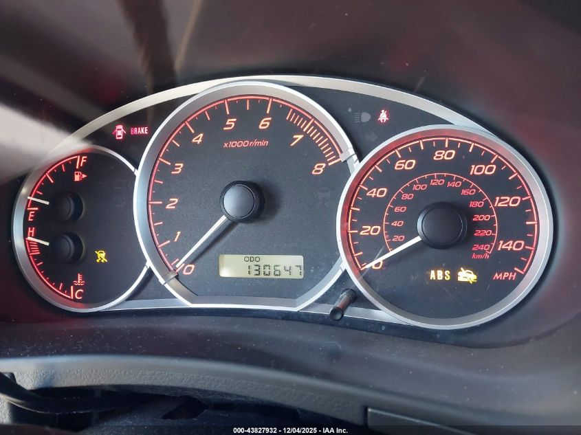 2008 Subaru Impreza Wrx VIN: JF1GE756X8G507325 Lot: 43827932