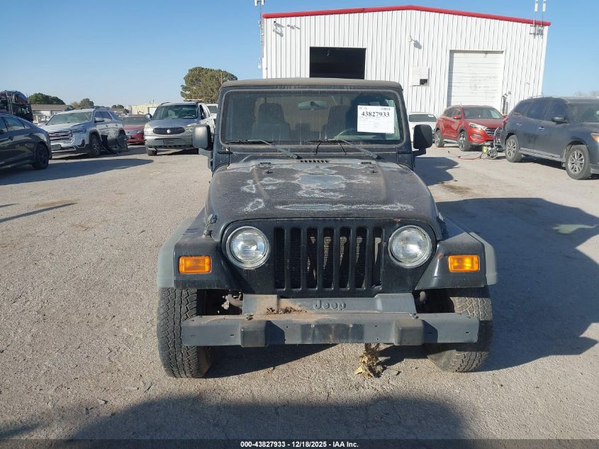 2006 Jeep Wrangler X VIN: 1J4FA39S56P735712 Lot: 43827933