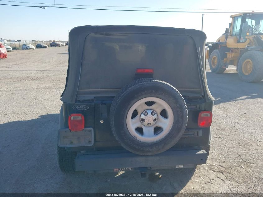 2006 Jeep Wrangler X VIN: 1J4FA39S56P735712 Lot: 43827933