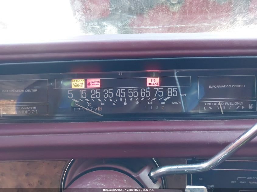 1991 Buick Lesabre Custom VIN: 1G4HP54C2MH476270 Lot: 43827955