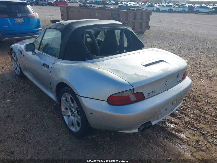 2001 BMW Z3 3.0I VIN: WBACN534X1LL46578 Lot: 43828004