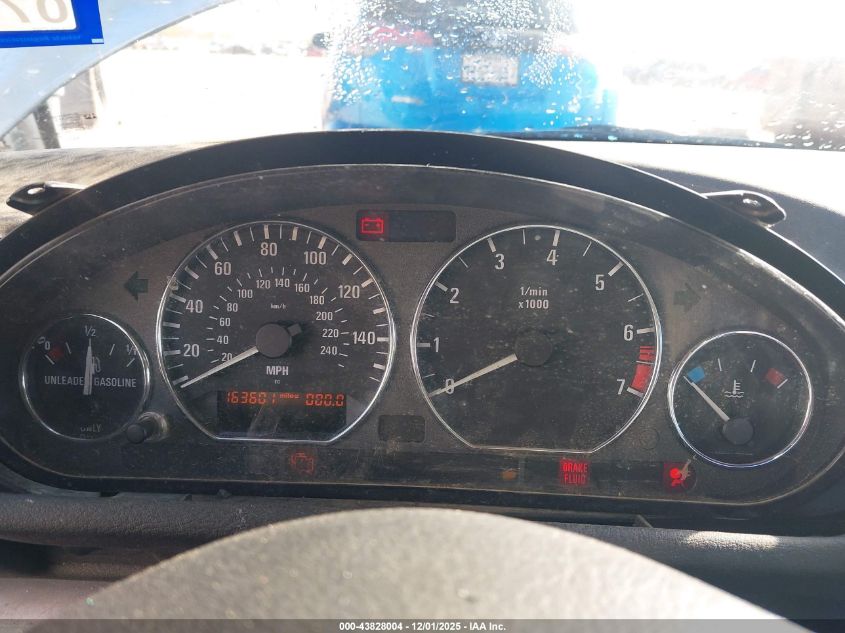 2001 BMW Z3 3.0I VIN: WBACN534X1LL46578 Lot: 43828004