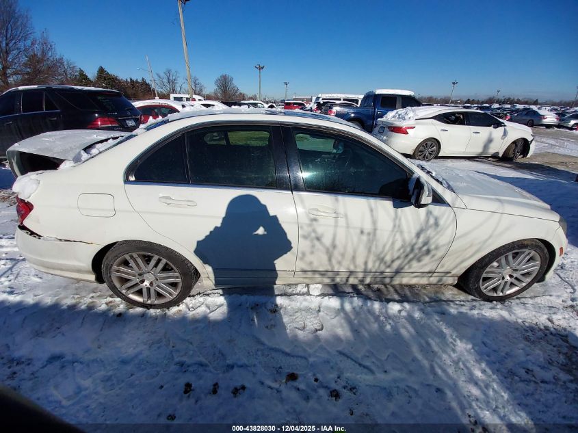 2009 Mercedes-Benz C 300 Sport 4Matic VIN: WDDGF81X49R076620 Lot: 43828030