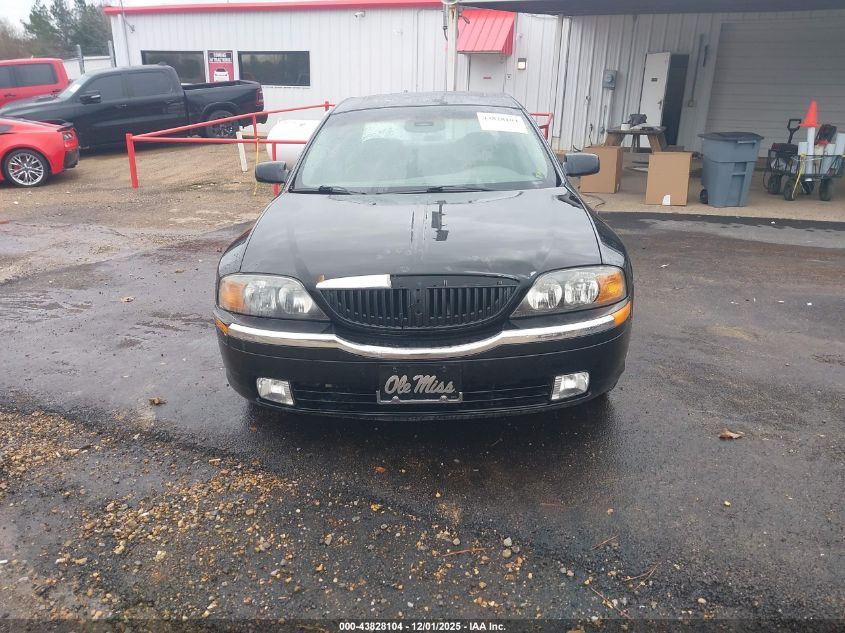 2000 Lincoln Ls V6 Auto/V6 Manual VIN: 1LNHM86S8YY786265 Lot: 43828104