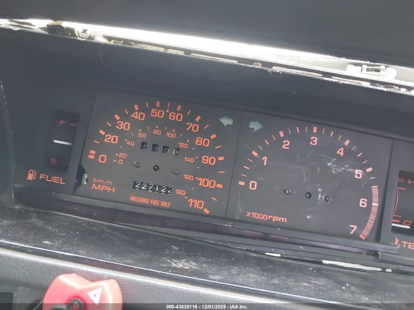 1991 Mazda B2600 Short Body VIN: JM2UF1141M0117028 Lot: 43828116