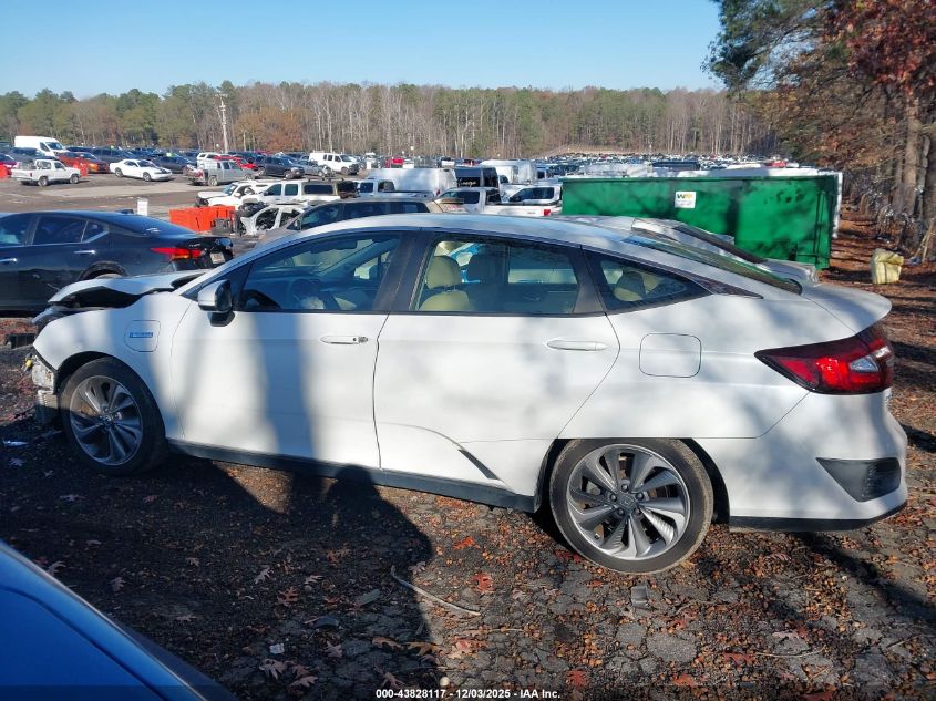 2018 Honda Clarity Plug-In Hybrid Touring VIN: JHMZC5F34JC004225 Lot: 43828117
