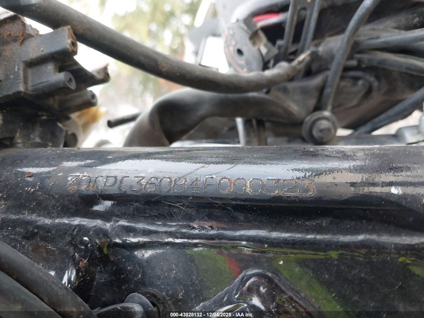 2004 Honda Cb600 F/Fa VIN: ZDCPC36084F000323 Lot: 43828132