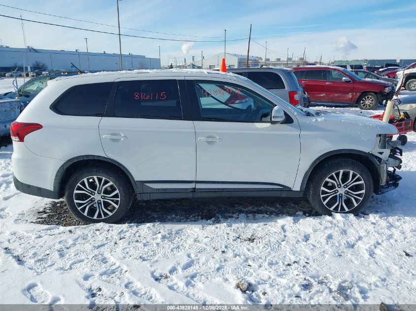 2016 Mitsubishi Outlander Es/Se/Sel VIN: JA4AZ3A38GZ001403 Lot: 43828148