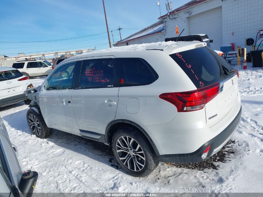 2016 Mitsubishi Outlander Es/Se/Sel VIN: JA4AZ3A38GZ001403 Lot: 43828148