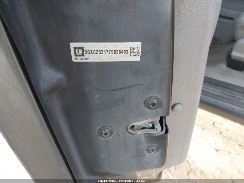 2007 Saturn Vue V6 VIN: 5GZCZ63477S838463 Lot: 43828156