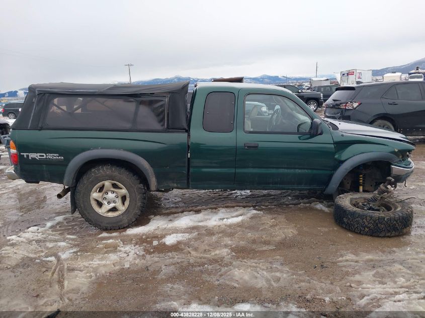 2002 Toyota Tacoma Base V6 VIN: 5TEWN72N72Z122189 Lot: 43828228
