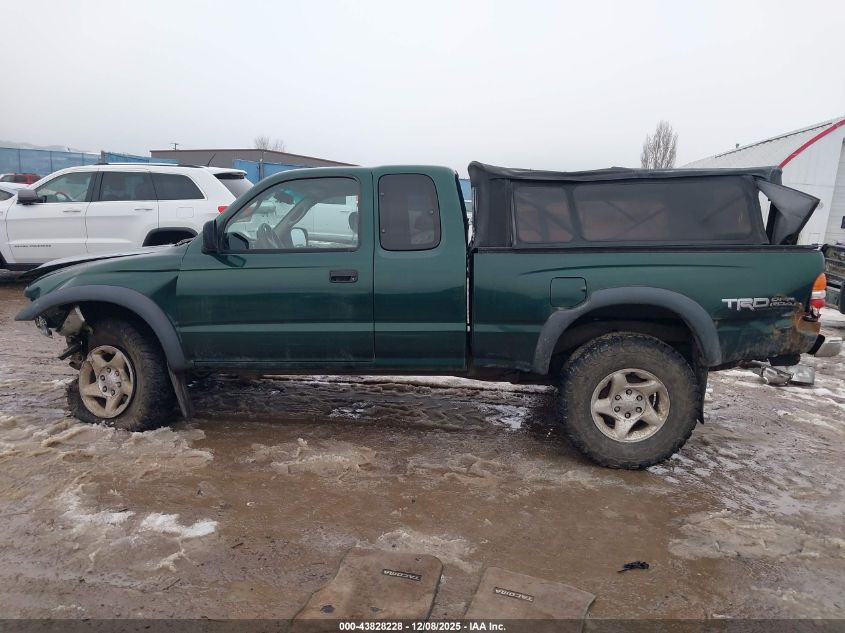 2002 Toyota Tacoma Base V6 VIN: 5TEWN72N72Z122189 Lot: 43828228