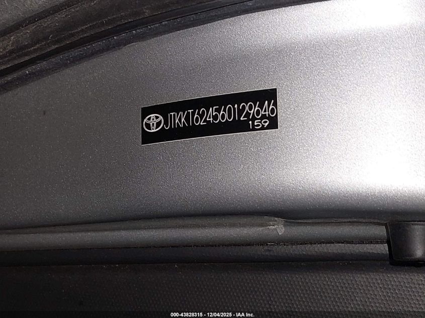 2006 Scion Xa VIN: JTKKT624560129646 Lot: 43828315