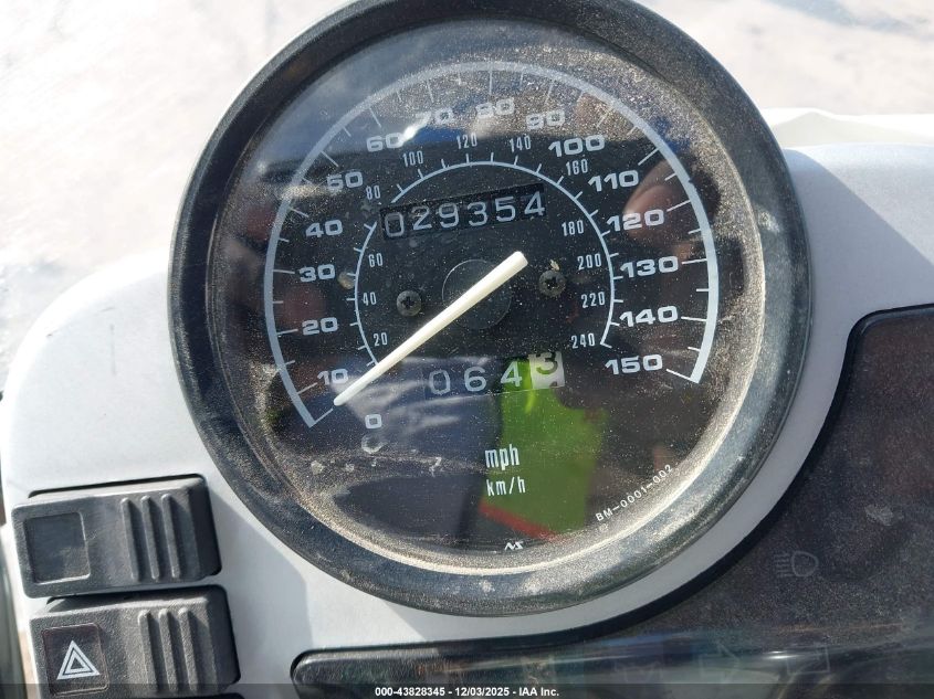 1997 BMW R850 R VIN: WB1040601V0484177 Lot: 43828345