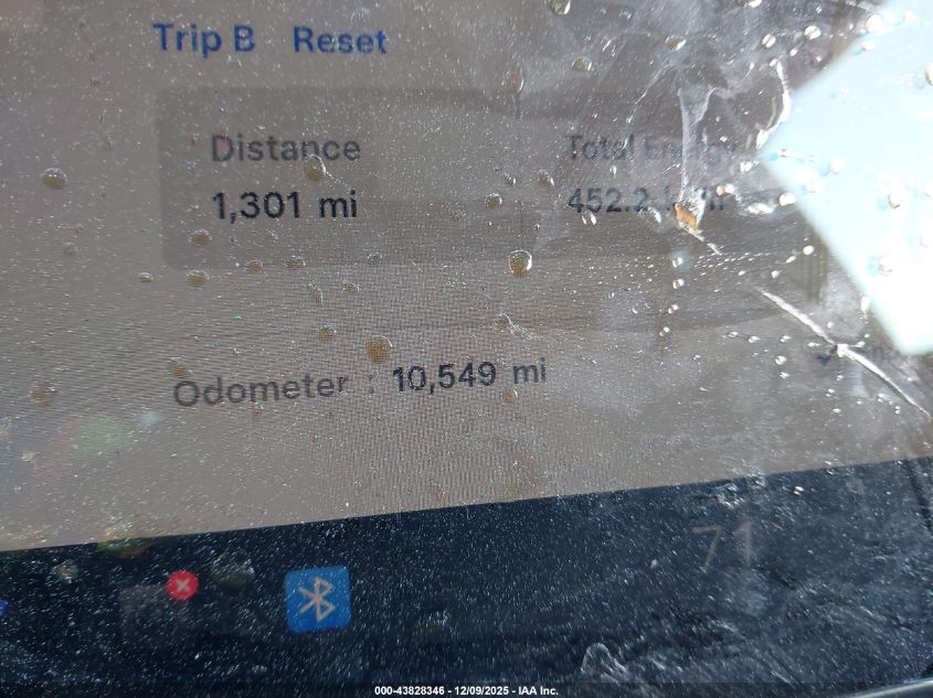 2023 Tesla Model Y Awd/Long Range Dual Motor All-Wheel Drive VIN: 7SAYGDEE2PA075837 Lot: 43828346