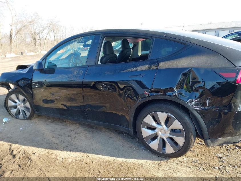 2023 Tesla Model Y Awd/Long Range Dual Motor All-Wheel Drive VIN: 7SAYGDEE2PA075837 Lot: 43828346