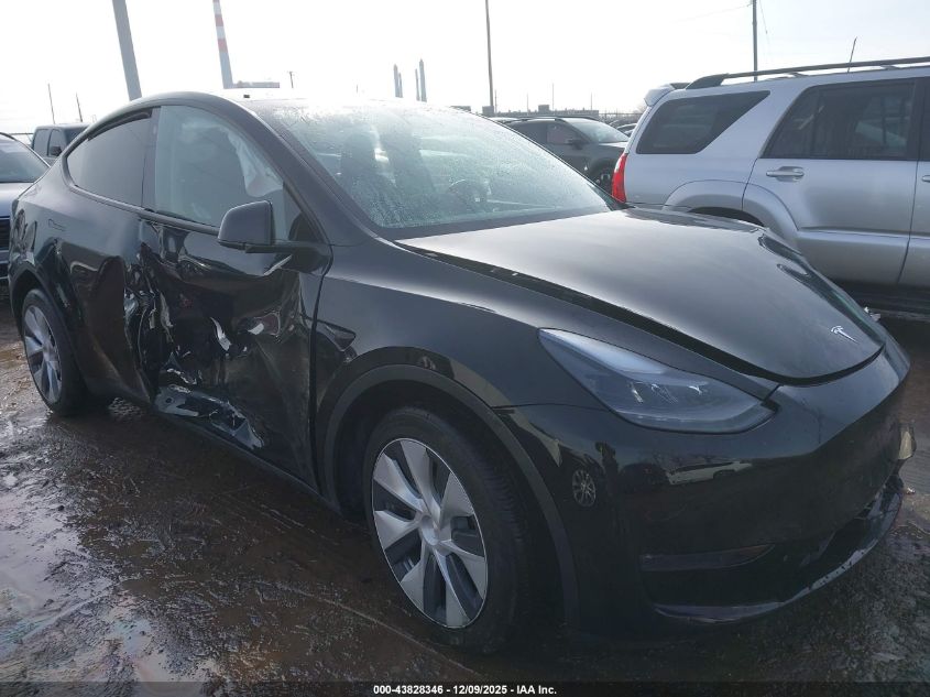 2023 Tesla Model Y Awd/Long Range Dual Motor All-Wheel Drive VIN: 7SAYGDEE2PA075837 Lot: 43828346
