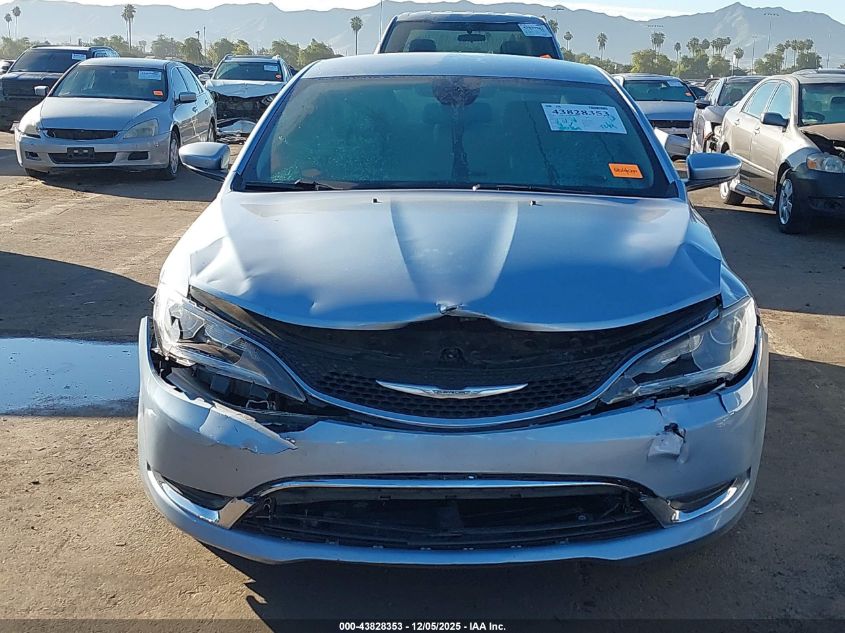 2015 Chrysler 200 Limited VIN: 1C3CCCABXFN712652 Lot: 43828353
