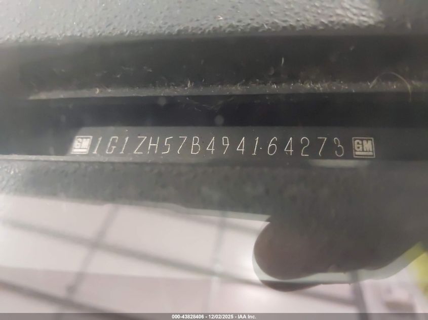 2009 Chevrolet Malibu Lt VIN: 1G1ZH57B494164273 Lot: 43828406