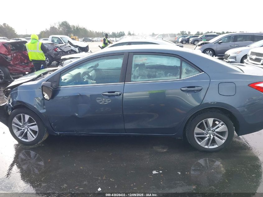 2015 Toyota Corolla Le Eco Plus VIN: 2T1BPRHEXFC290741 Lot: 43828433