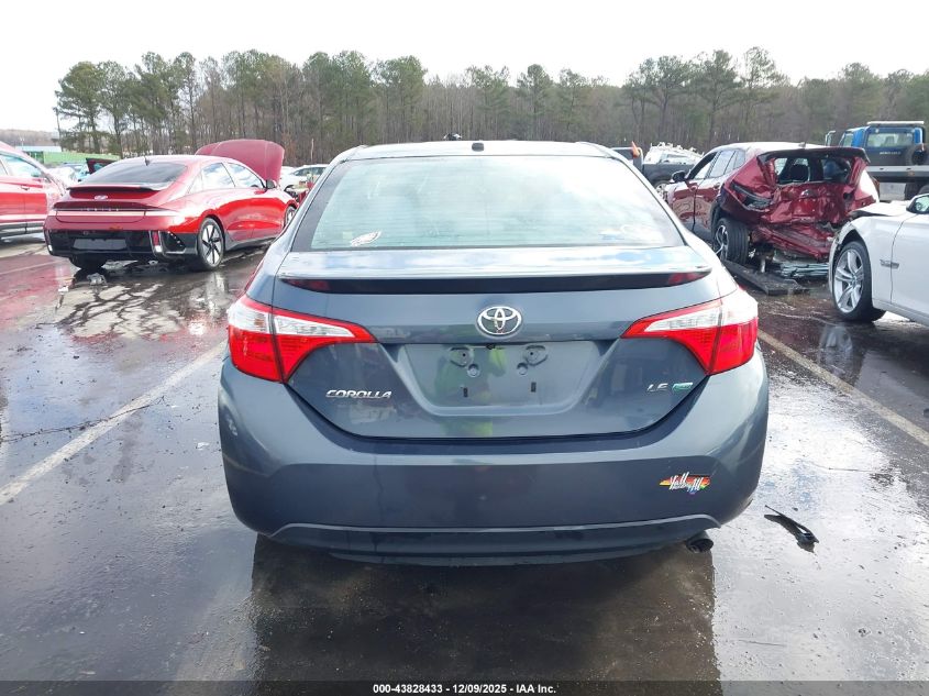 2015 Toyota Corolla Le Eco Plus VIN: 2T1BPRHEXFC290741 Lot: 43828433
