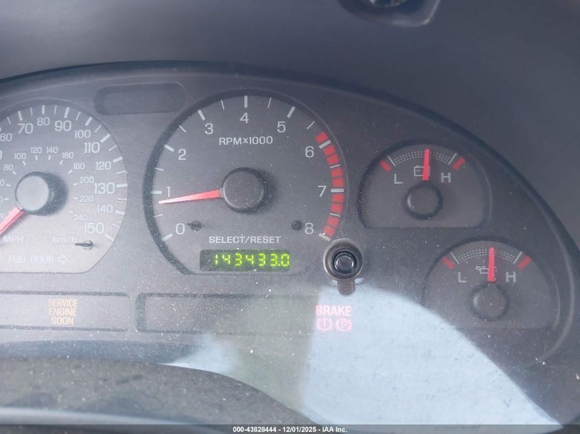 2002 Ford Mustang Gt VIN: 1FAFP45X02F206346 Lot: 43828444