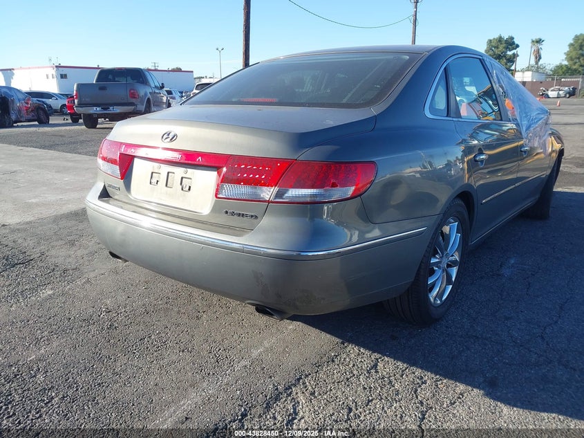 KMHFC46F46A047860 2006 Hyundai Azera Limited/Se auction photo 1