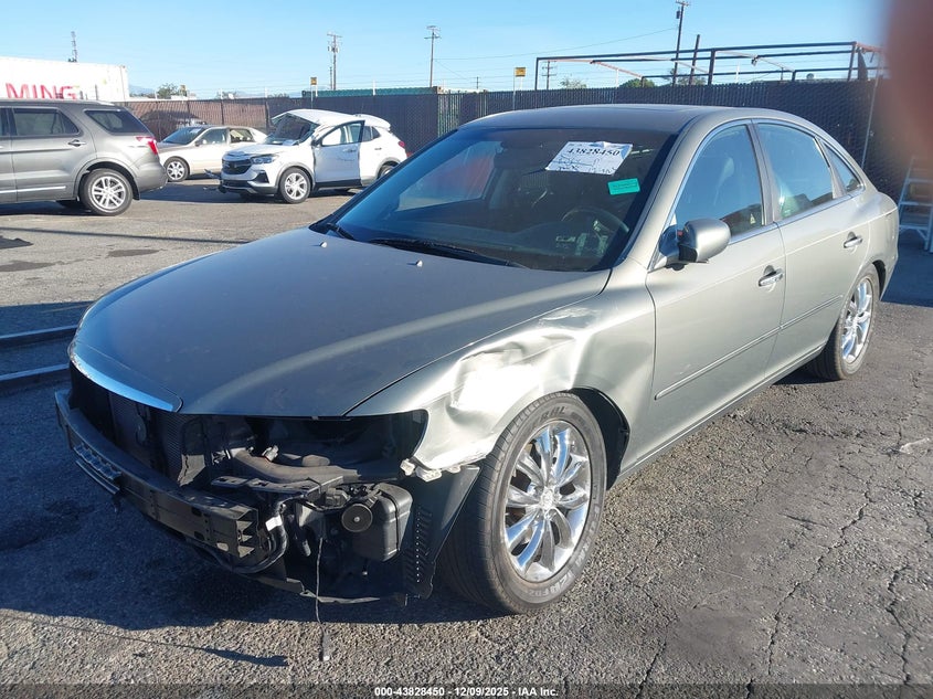 KMHFC46F46A047860 2006 HYUNDAI AZERA photo no. 2