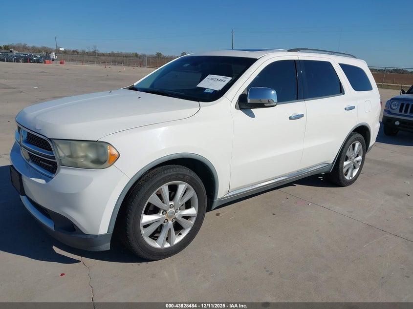 Vin: 1d4re4gg5bc662891, lot: 44323976, dodge durango crew plus 20112