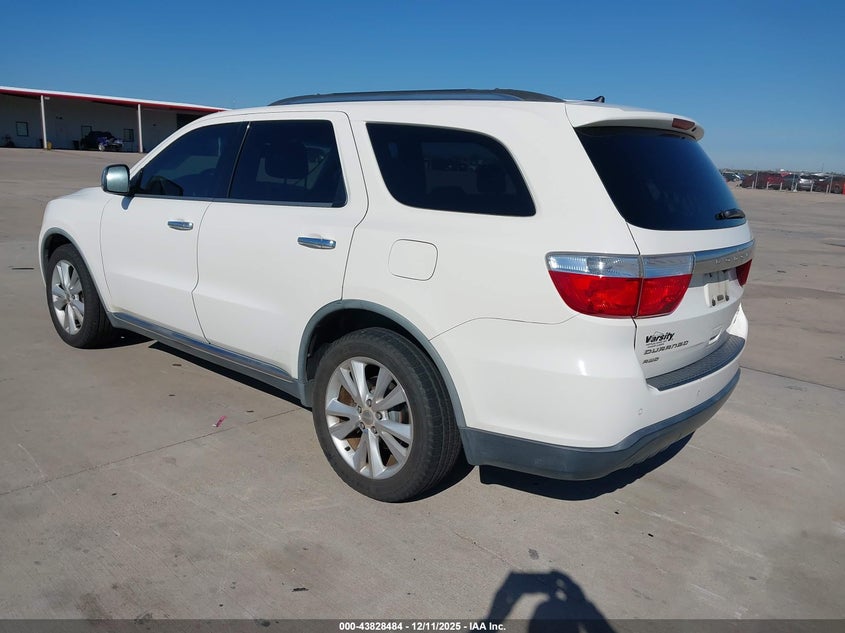Vin: 1d4re4gg5bc662891, lot: 44323976, dodge durango crew plus 20113
