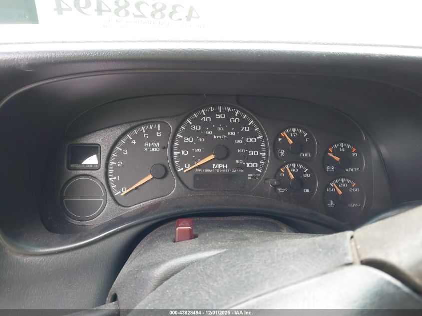 2002 GMC Sierra 1500 Sle VIN: 2GTEC19V321361621 Lot: 43828494