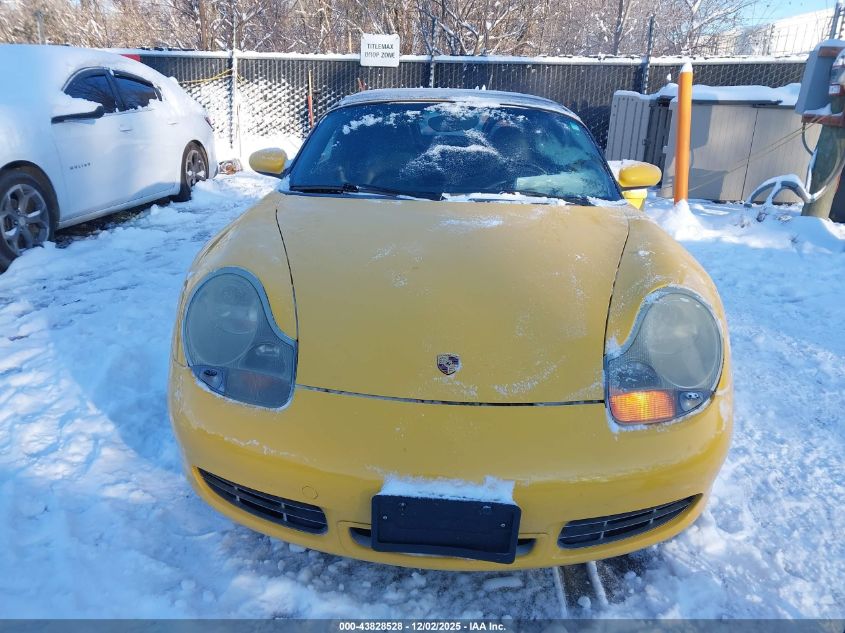 2002 Porsche Boxster S VIN: WP0CB29872U660334 Lot: 43828528