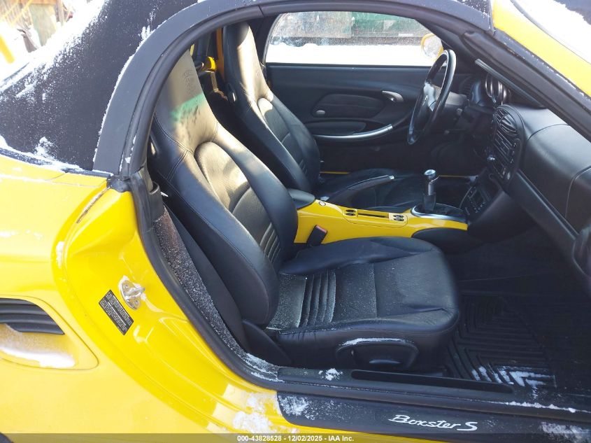 2002 Porsche Boxster S VIN: WP0CB29872U660334 Lot: 43828528