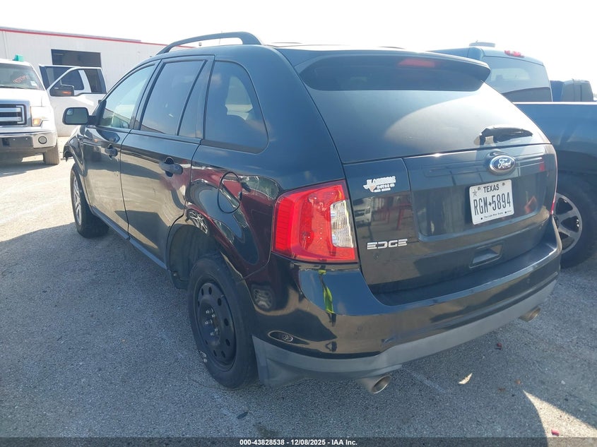 Vin: 2fmdk3gcxcba80970, lot: 44324030, ford edge se 20123